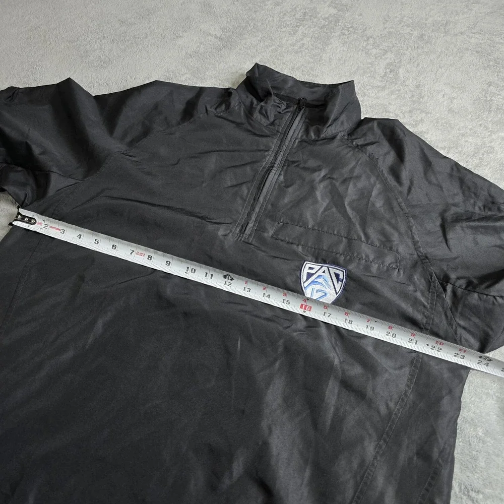 Smitty Jacket Convertible Sleeves Water Repellent Mens Small Black Pac 12 CFO